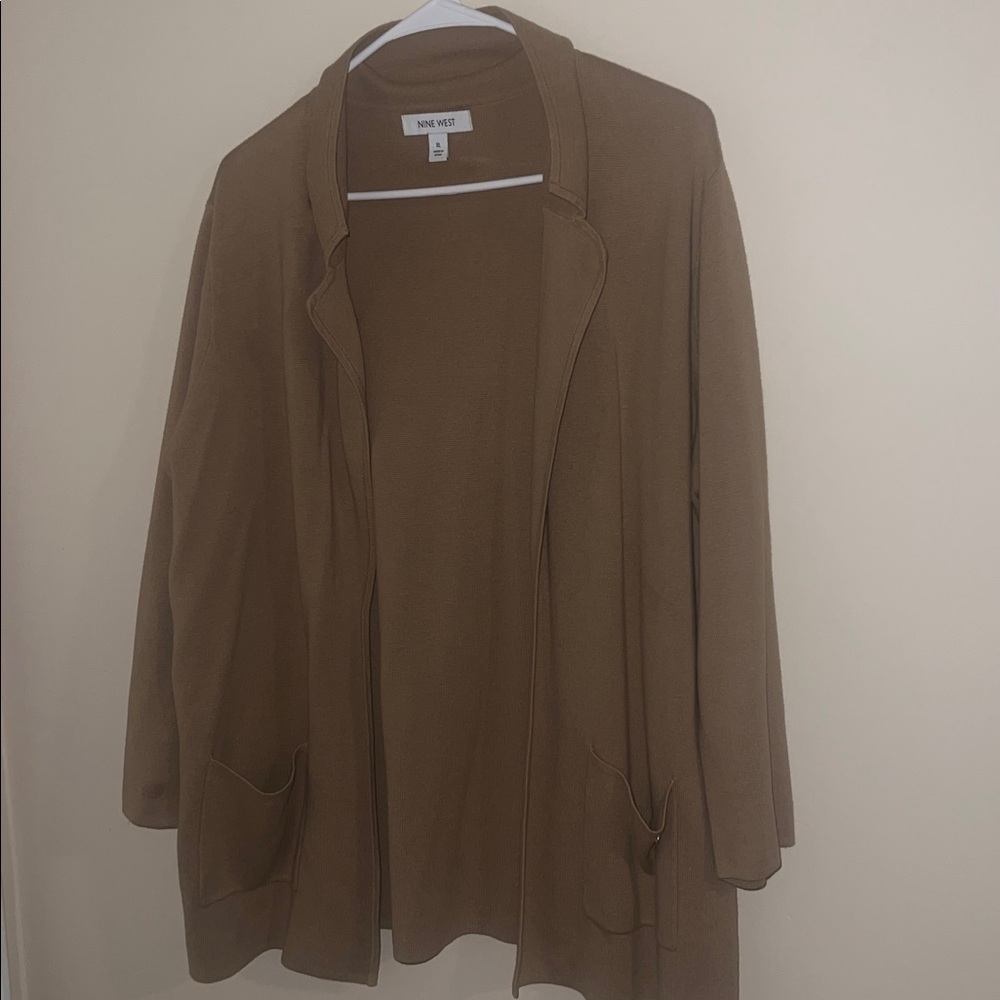 Nine West brown cardigan